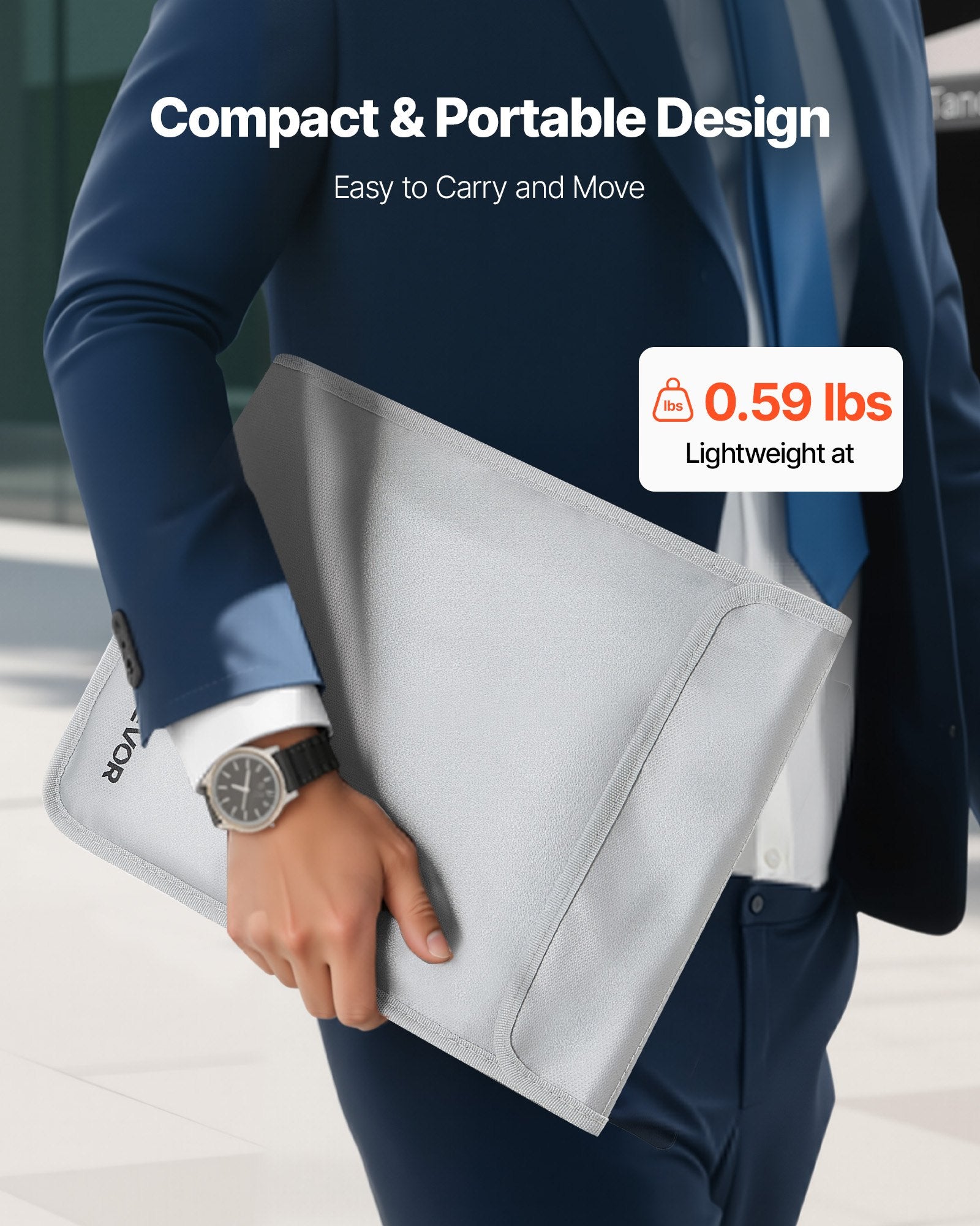 Fireproof and Waterproof Document Bag