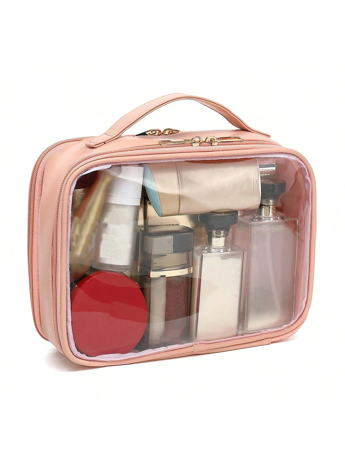 Clear Makeup Bag for Women - Stylish Cosmetic Organizer