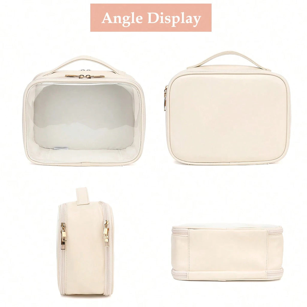 Clear Makeup Bag for Women - Stylish Cosmetic Organizer