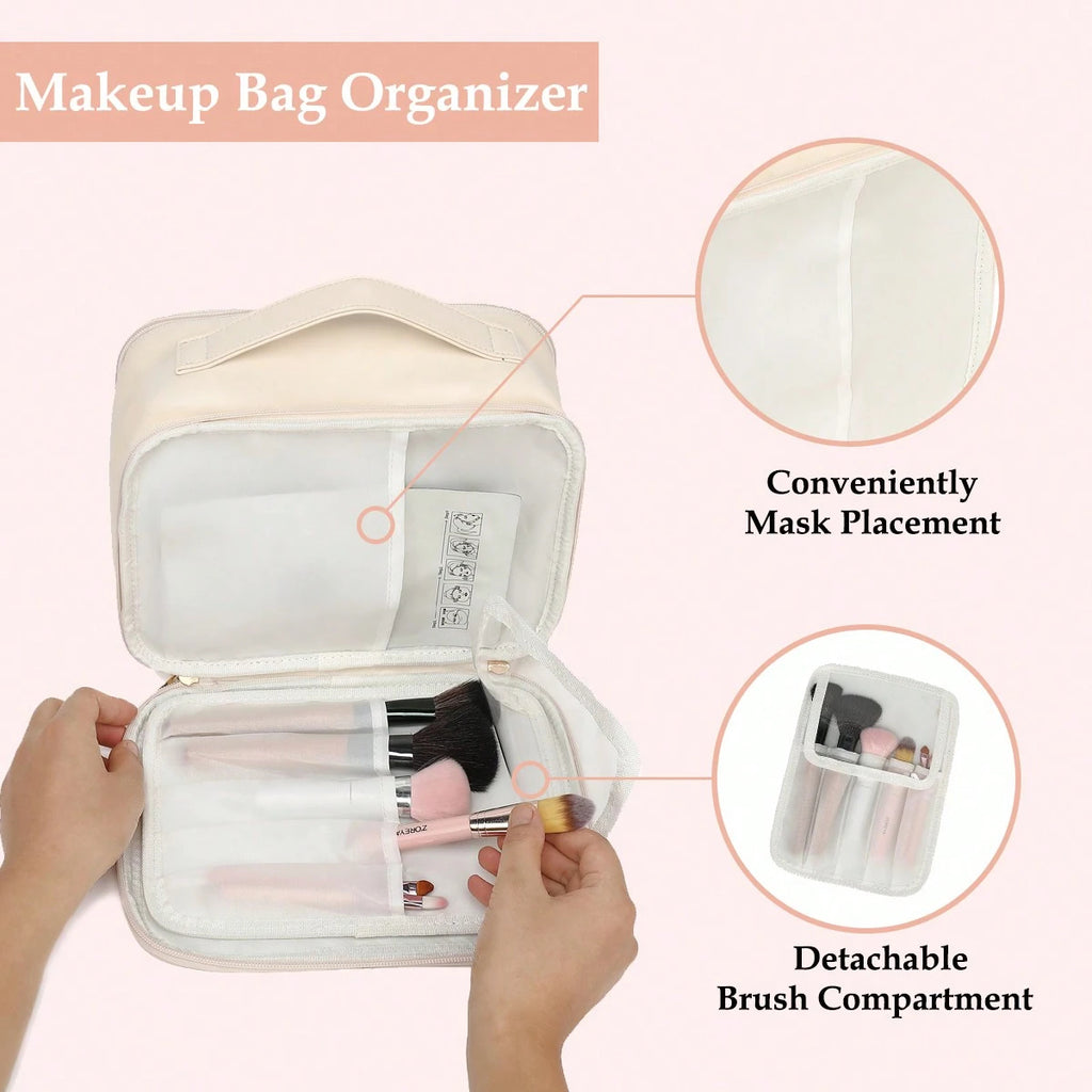 Clear Makeup Bag for Women - Stylish Cosmetic Organizer