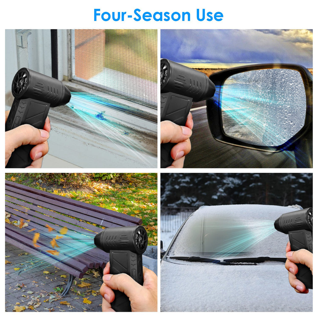 Compressed Air Duster with LED Light - 150,000 RPM