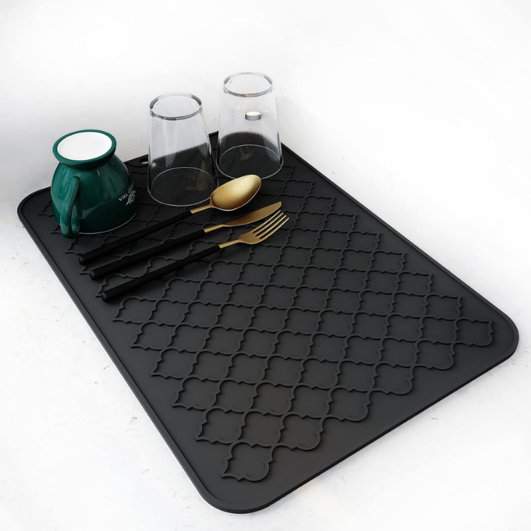 Silicone Dish Drying Mat for Kitchen | Heat Resistant & Durable