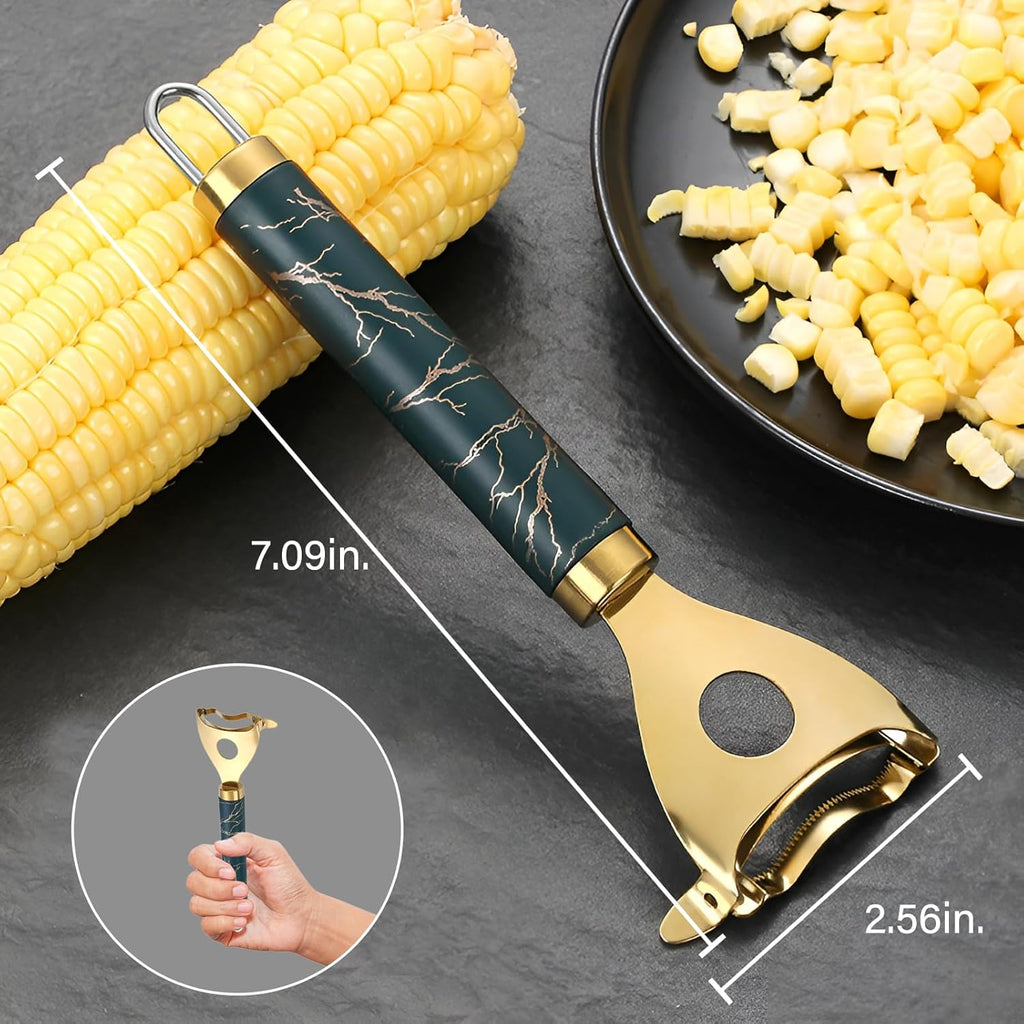 2 Pack Corn Peeler - Stainless Steel Corn Cob Stripper Tool