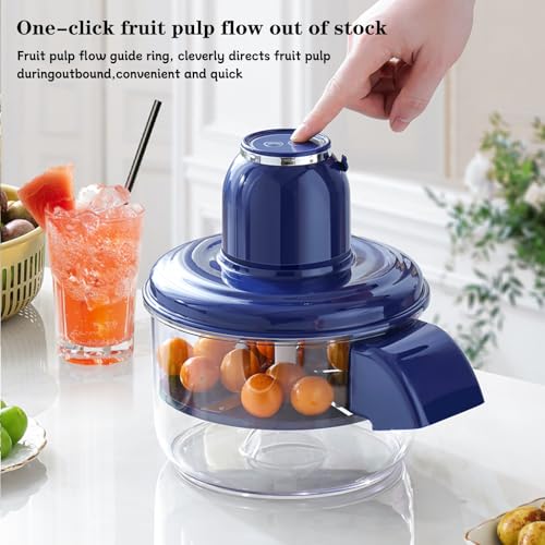 Ormos Electric Grape Peeling Machine - Blue
