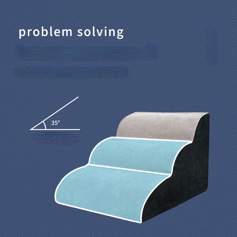 Home Pet Dog Wave Ramp Stairs - Stylish & Functional