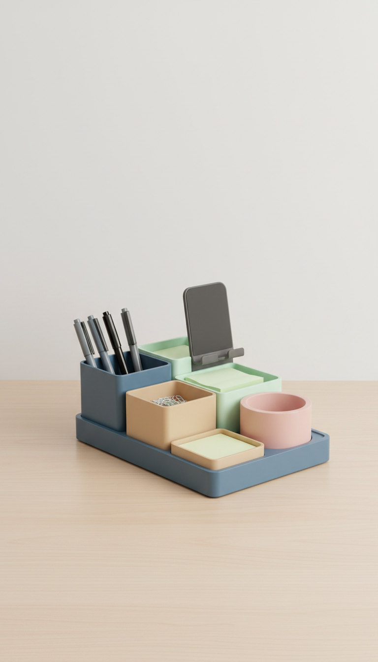 Stylish desk organizer